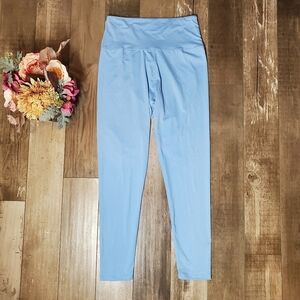 Blue Buttery Soft Women's Leggings Size Large-X-Large EUC